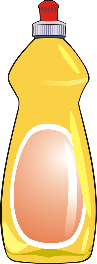 Dishwashing Liquid Bottle Illustration