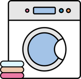 Cute White Washing Machine